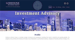 Desktop Screenshot of lodestoneadvisory.com